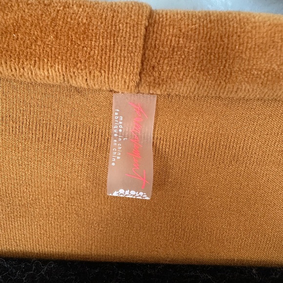 FP Movement Time Out Velour Full Zip Hoodie Jacket Large - Picture 3 of 5